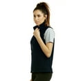 thumbnail image 2 of TheLovely Women & Plus Lightweight Full Zip Up Soft Polar Fleece Vest Jacket (Navy, S), 2 of 4