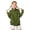 Green, variant on Girls Chunky Cardigan Solid Color Ribbed Knit Zip Up Sweater Jacket Loose Long Sleeve Cardigans Navy 2-3 Years