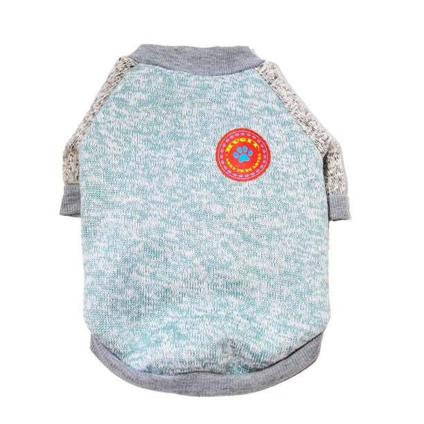 Ropa para perros Billuyoard Chaleco cálido de invierno Cuello Jersey multicolor verde claro XL PT003723-30B