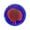 red and blue, variant on Abbracc Colorful Liquid Play Tile for Kids Round Sensory Tiles for Boy Girl Children orange