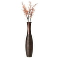 thumbnail image 5 of Decorative Conemporary Tall Trumpet Shape Floor Vase, Brown, 5 of 7