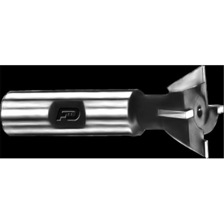 

Carbide Tipped Shank Type Dovetail Cutter - 45 deg Angle x 0.50 dia. x 0.156 W x 0.375 Shank x 2.125 OAL with 3 Teeth