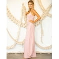 thumbnail image 2 of Doublju Women's V-Neck Wide Leg Romper Jumpsuit (Plus Size Available), 2 of 3