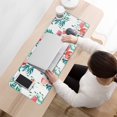 thumbnail image 3 of Red Flowers and Bud&nbsp;mouse Padswaterproofno Slip&nbsp;for Office Home Work GamingmousepadRubber Base Mousepad with Stitched Edges 31.5x11.8inches, 3 of 7