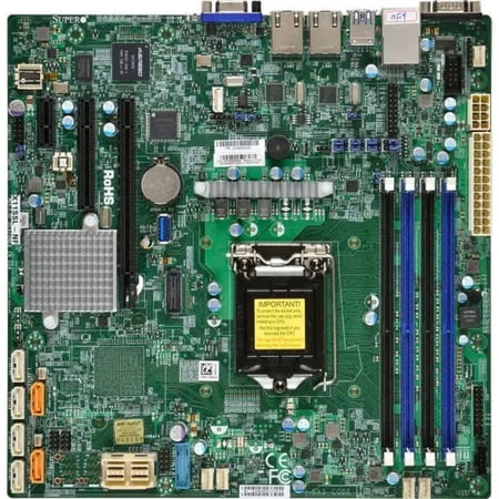 Supermicro X11SSL-NF Motherboard - Single Socket (LGA 1151) - Intel C232 Chipset - Micro ATX price history on PriceWatchPro
