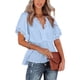 thumbnail image 1 of Blusas peplum para mujer de Joefnel Camisas babydoll Blusas de verano Tops con volantes para mujer Top peplum, 1 of 5
