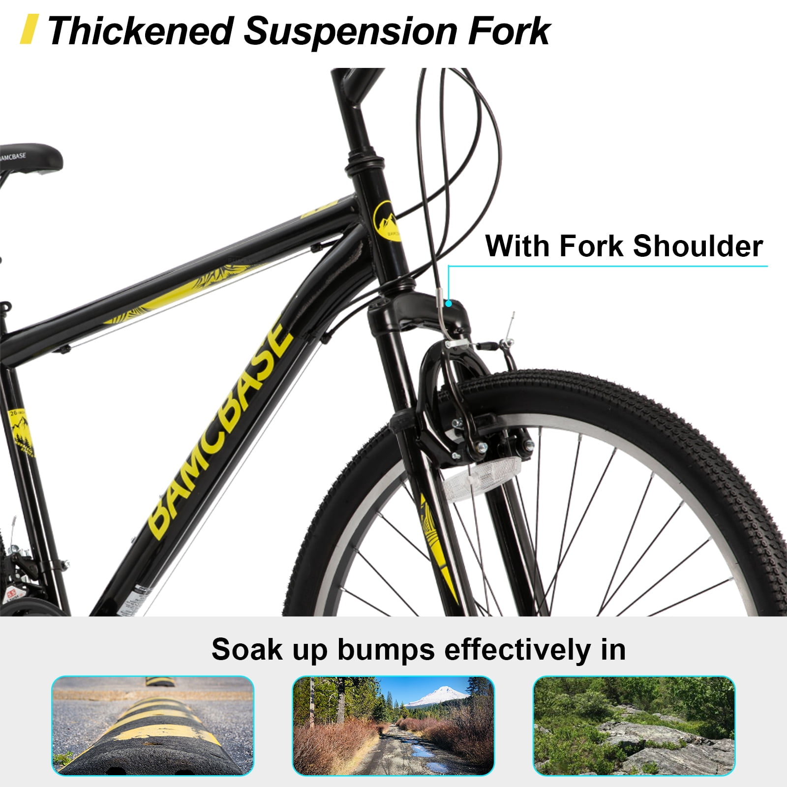 Hiland Dependable V-Brake System Adults 27.5'' Mountain Bikes