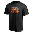 thumbnail image 2 of Men's Black Cincinnati Bengals Midnight Mascot Team Logo T-Shirt, 2 of 3