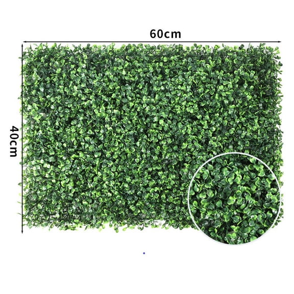 Lomyolo Artificial Grass Wall Panels 16x24 Inch, 4-Pack UV Resistant Faux Boxwood Hedge Panels for Outdoor & Indoor, Privacy Screen for Fence Covering, Patio Balcony, Wall Decor, Garden Backyard