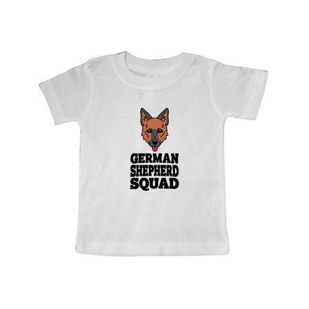 

Inktastic Dog German Shepherd Squad Gift Baby Boy or Baby Girl T-Shirt