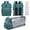 Green, variant on RSENFREMIOR Diaper Bag with Changing Station for Mom Dad, Large Capacity Travel Backpack with Foldable Crib for Girls Boys