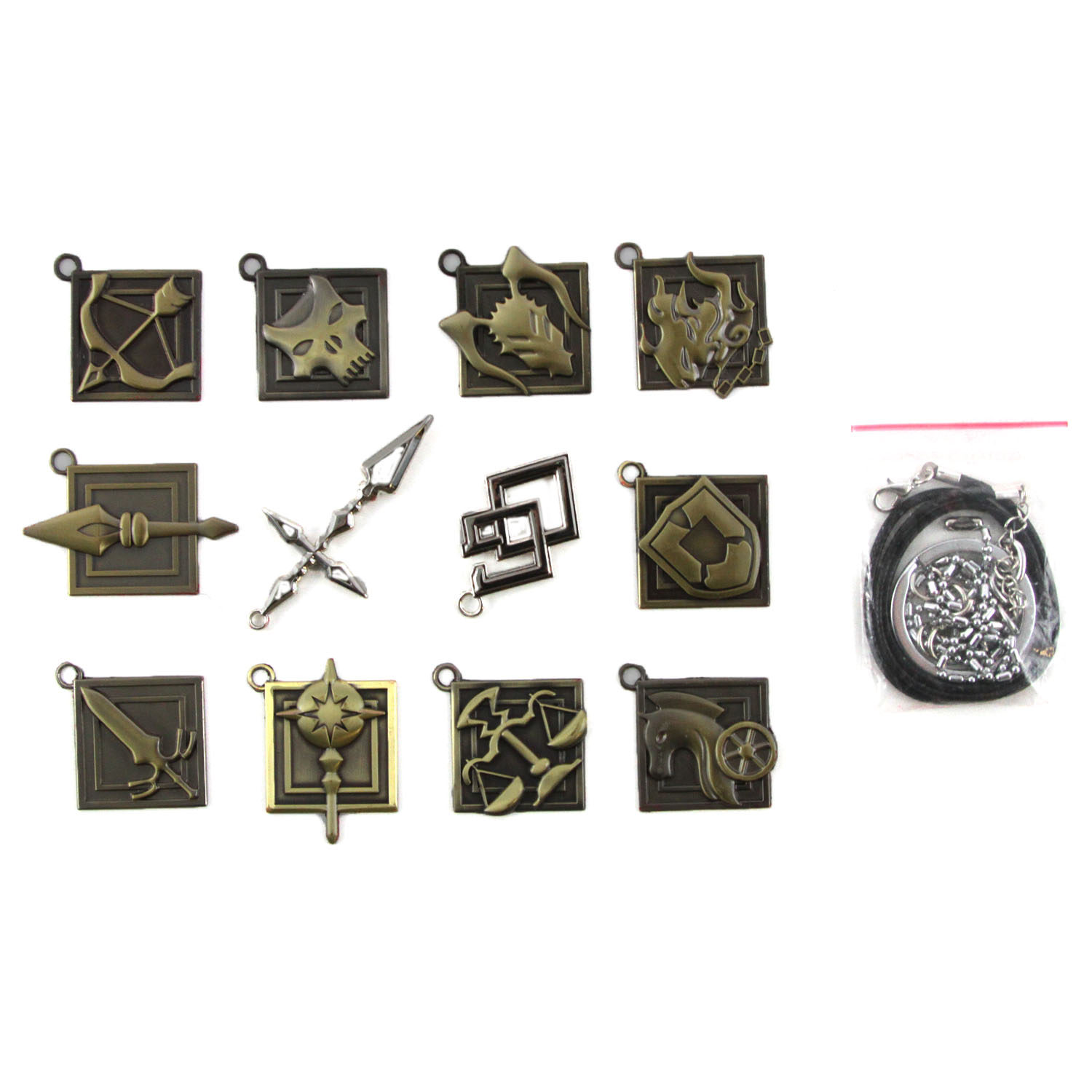 Classes - Fate Stay Night Necklace & Keychain 12 pc. Pendant