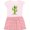 Pink With Stripes, variant on Inktastic Cactus Gifts Funny Southwest Girls Toddler Dress
