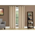 thumbnail image 4 of Curtain Panel 54"W X 84"L Grommet Bedroom Kitchen Micro Suede Beige, 4 of 9