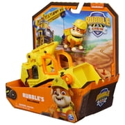 PAW Patrol, Rubble & Crew Toy Bulldozer Vehicle with Collectible Action Figure, for Kids Ages 3 and up
