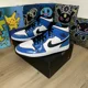 thumbnail image 3 of Size 11.5 - A i r-Jor-dan 1 SE Mid Signal Blue, 3 of 5