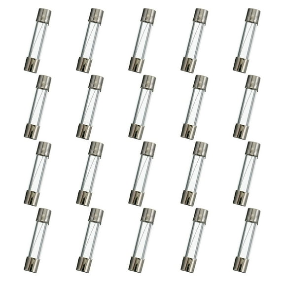 T2AL250V 20 Pcs 6x30mm Slow Blow Glass Fuse 2A 250V 0.24 x 1.18 inch time delay Fuse