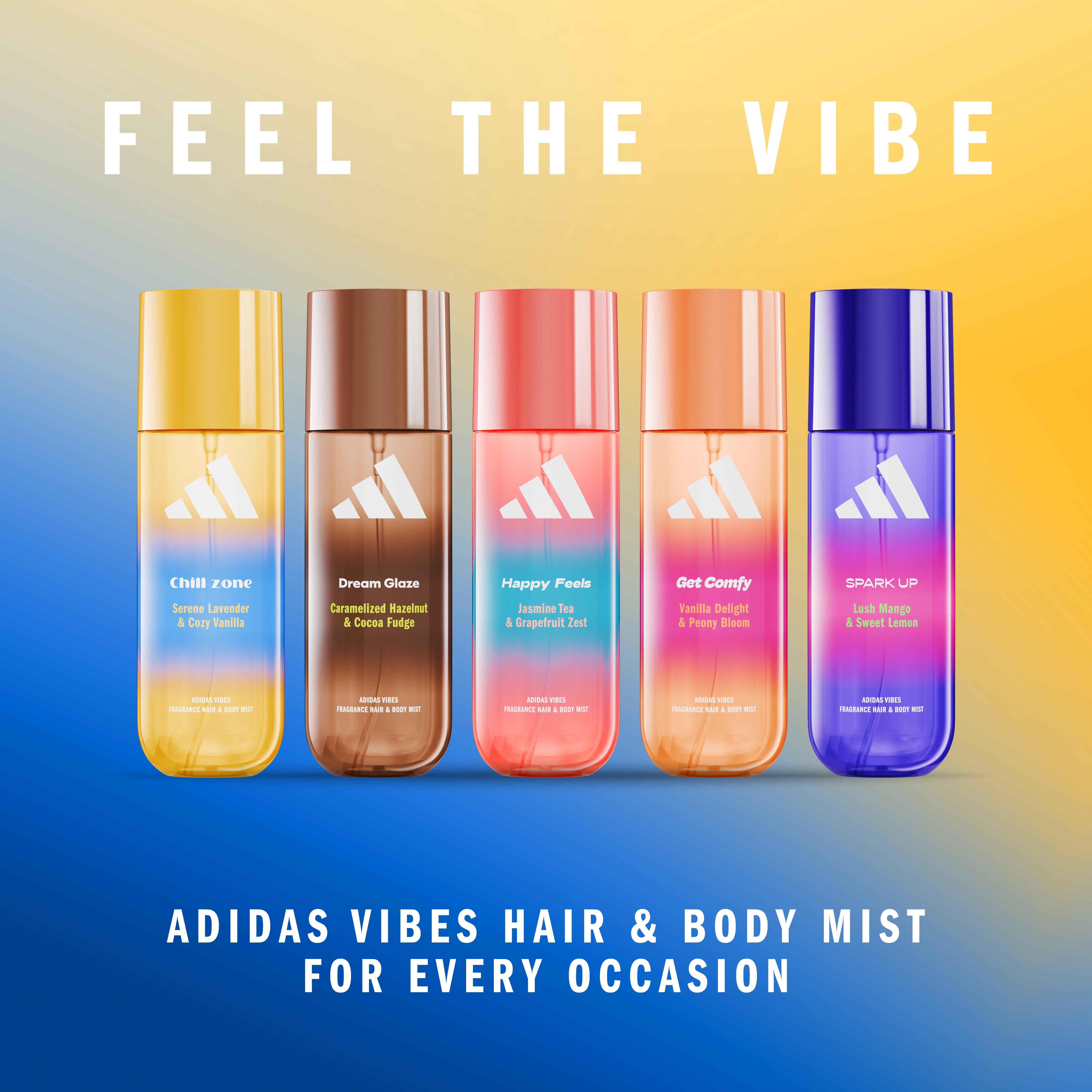 Adidas Vibes Chill Zone fragrance hair & body mist for women, 7.9oz