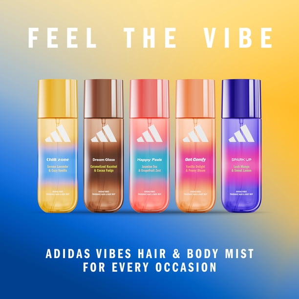 Adidas Vibes Chill Zone fragrance hair & body mist for women, 7.9