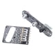 thumbnail image 5 of Juego de placas de control de volumen para puente de guitarra eléctrica grabadas, kit de placa de control para puente de guitarra TL Silver, 5 of 14