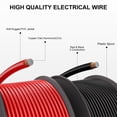thumbnail image 3 of Cable eléctrico HONENCN 14 AWG 18,3 m, rojo y negro, paquete de 2, 3 of 6