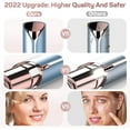 thumbnail image 3 of Facial Hair Remover for Women, Painless Female Facial Hair Shaver Rechargeable, 1 x Replacement Heads Included, The Best Lady Face Electric Razor for Lip, Chin, Arms, 3 of 6