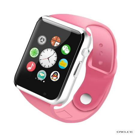 Smart Watch Pink Wireless Bluetooth Watches A1 Wrist Watches Phone Mate for Android Samsung iPhone HTC LG for women