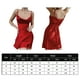 thumbnail image 2 of Vestido Corto De Satén Sexy Vestido corto de satén sexy Vestido de tirantes sin espalda Elegante club nocturno de fiesta (Rojo S) Ygjytge para Mujer Rojo T S, 2 of 6