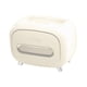 thumbnail image 3 of Caja de pañuelos decorativa para guardar pañuelos, soporte para control remoto, servilletas Beige, 3 of 9
