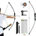 thumbnail image 1 of Runzkzy Bow and Arrow for Teens Beginner Archery Shooting Practice Compound Bow Training Set, 1 of 13
