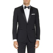Adam Baker Men's BL401 Slim Fit Tuxedo Suit - Black - 38L