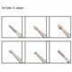 thumbnail image 2 of 6 Pieces 3/32" Shank Steel Engraving Bits for Rotary Tools, Compatible with Carving and Crafting Projects, 2 of 5