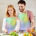 thumbnail image 3 of Dreamy Pastel Sky Apron-Garden Aprons for Women with Pockets-Cotton Linen Waterproof Kitchen Cooking Gardening Aprons Adjustable for Kitchen,Cooking,BBQ and Salon 33x27 Inch, 3 of 7