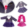 thumbnail image 2 of QHUDLV Christmas Doll Clothes Set for 18" Dolls, Holiday Outfit with Accessories, Gift for Birthday or Christmas, 2 of 9