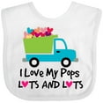 thumbnail image 3 of Inktastic I Love My Pops Boys or Girls Baby Bib, 3 of 4