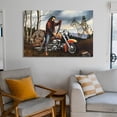 thumbnail image 6 of David Mann Motorcycle Art Gnghost Rider Prints Poster (33) Art Poster Canvas Painting Decor Wall Print Photo Gifts Home Modern Decorative Posters 16x24inch(40x60cm), 6 of 6