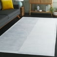 thumbnail image 3 of SAFAVIEH Malibu Oliver Striped Machine Washable Area Rug, Grey/Light Grey, 9' x 12', 3 of 12