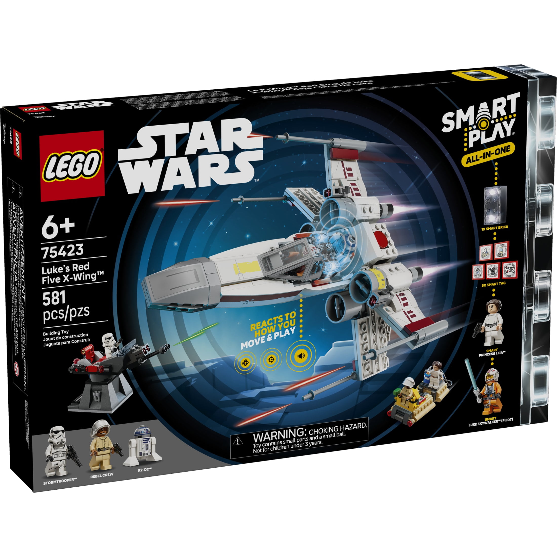 LEGO Star Wars SMART Play: Luke's Red Five X-Wing Interactive