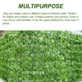 thumbnail image 4 of 0.5x3m Leaf Fence Artificial Leaf Secret Hedge Screen Fence Roll Wall Landscape Outdoor Garden Backyard Balcony Home Decor, 4 of 7
