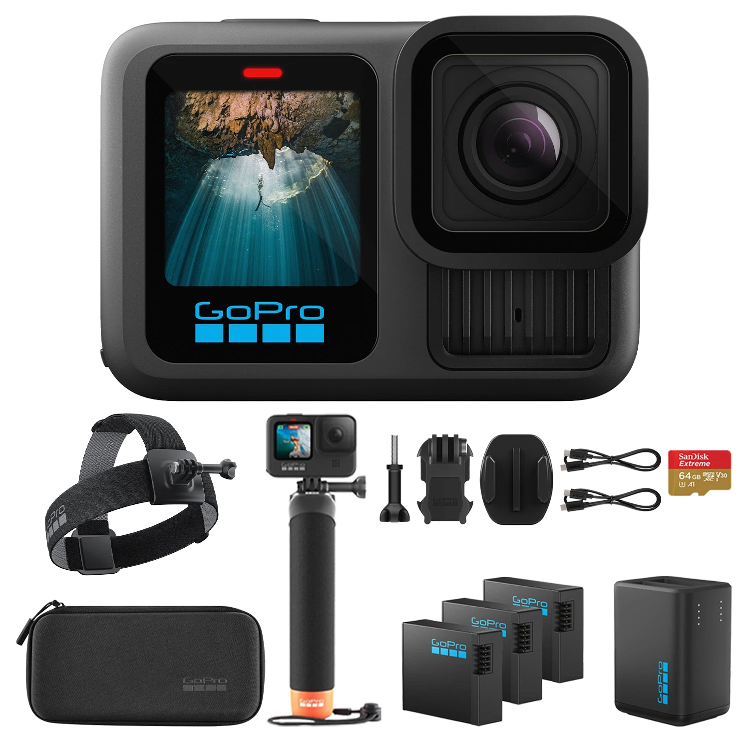 GoPro HERO11 Black, Waterproof Camera, 27MP Photos, 5.3K Video