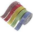 thumbnail image 4 of 5 Rolls Rhinestone Ribbons Clothes Rhinestone Strips Self-adhesive Rhinestone Tapes, 4 of 6