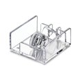 thumbnail image 1 of Caja de papel de servilleta acrílica cuadrada, transparente Feliz Sencillez, 1 of 5