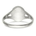 thumbnail image 5 of Primal Steel Stainless Steel Oval Disc Ring, 5 of 11