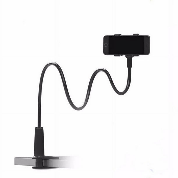 Soporte para tableta con cuello de cisne Soporte para tableta: Soporte para tableta con clip de brazo flexible Compatible con iPad Mini Pro Air, Switch, Galaxy Tabs, más dispositivos de 4.7-10.5 " Ormromra HMFJ018-1