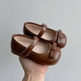thumbnail image 5 of Brown Girls Jelly Sandals 3D Flower Strappy Summer Shoes Kids Little Kid Non-Slip PVC Outdoor Play Adjustable,Size 11, 5 of 9