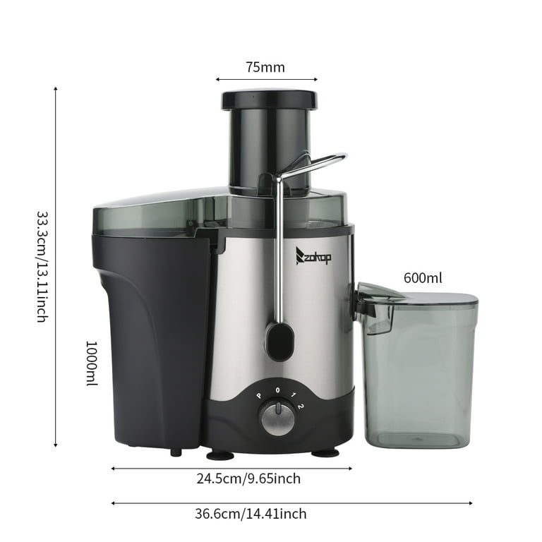  Commercial Juice Extractor 110V 370W Juicer Machine Heavy Duty  Juicer Stainless Steel Constructed Centrifugal Juice Extractor Juicing both  Fruit and Vegetable: Home & Kitchen