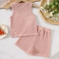 thumbnail image 6 of Toddler Baby Girl Clothes Cute Summer Short Sleeve T-Shirt Tops Shorts Clothes Sets Baby Girl Outfits 6-12 Months 12-24 Months 2t 3t 4t 5t 6t 7t 8t 9t Children 12-18 Months, 6 of 7