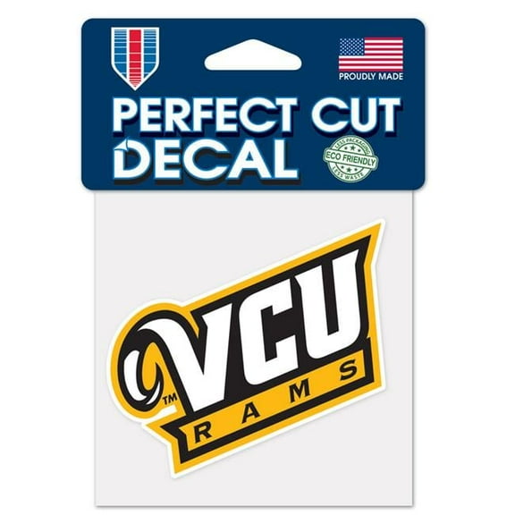 VCU Rams Perfect Cut Decal - 4 x 4 in.