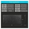 thumbnail image 7 of Ultra-thin Wired USB 2.0 Mini Multimedia 78-key PC Laptop Gaming Keyboard, 7 of 7
