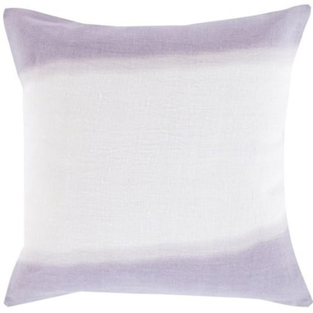 20 Lavender And White Double Dip Decorative Throw Pillow